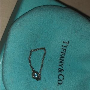 Rose gold and Aquamarine ring from Tiffany & Co